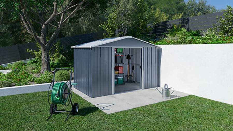 Yardmaster - Abri de Jardin Métal Gris Anthracite 5,30 m² Ep.30mm - YARDMASTER - Image 9