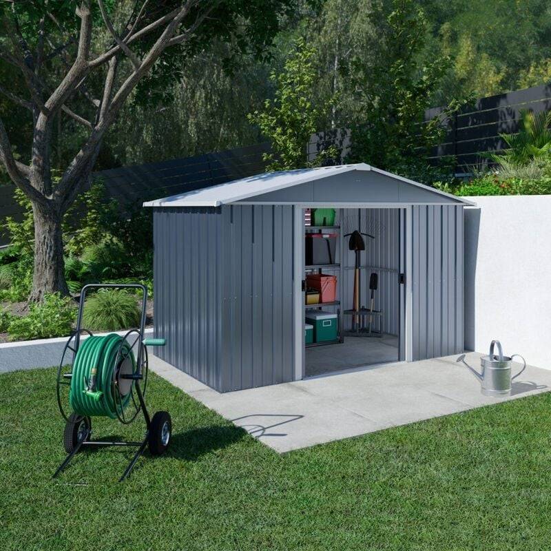 Yardmaster - Abri de Jardin Métal Gris Anthracite 5,30 m² Ep.30mm - YARDMASTER - Image 4