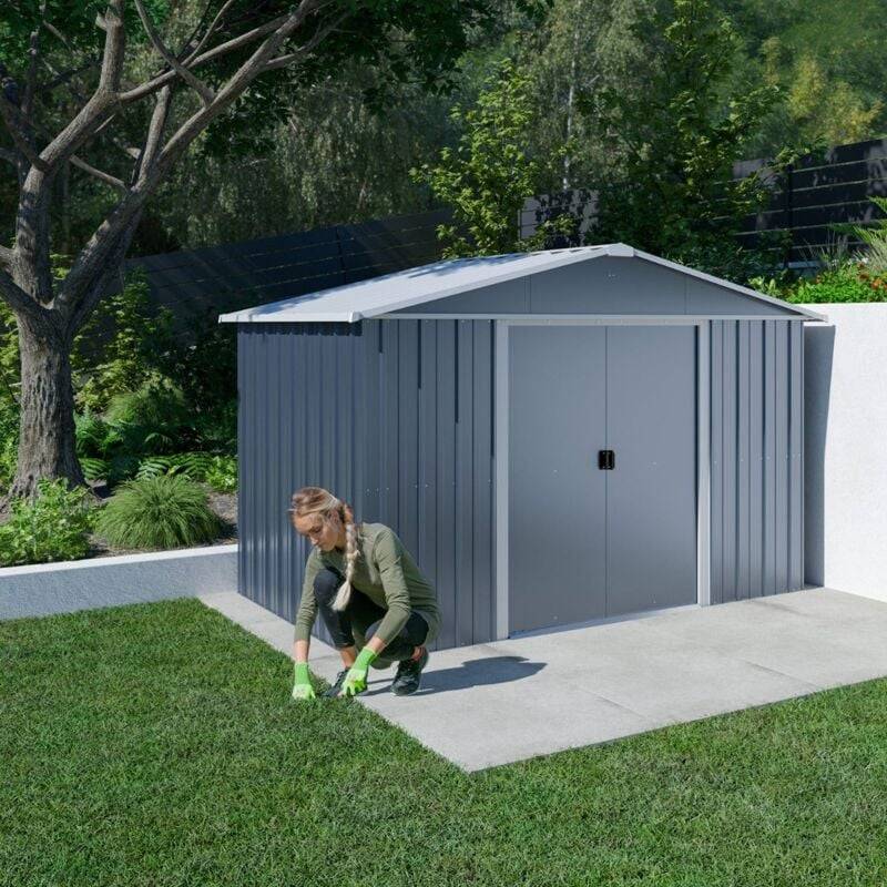 Yardmaster - Abri de Jardin Métal Gris Anthracite 5,30 m² Ep.30mm - YARDMASTER - Image 6