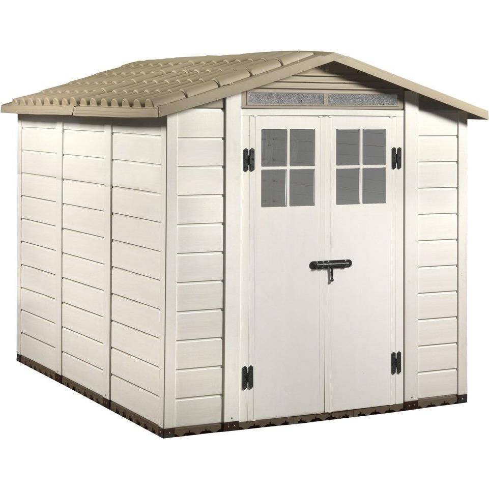 Abri de Jardin Résine Beige 6,03 m² EVO240 – HABRITA