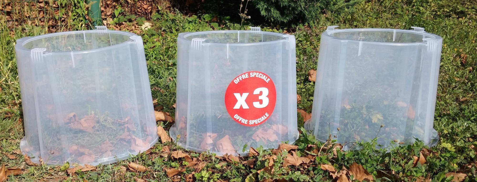 Modul'o - Lot de 3 rehausses cloches potagères Modul'o 35  Ø 40 H. 32 cm - Modul'o - Image 8
