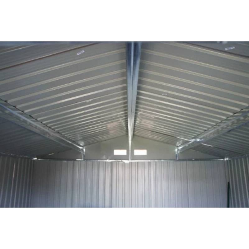 Chalet et jardin - Abri de Jardin Métal Aspect Bois Vieilli Double Porte 2,43 m² Ep. 0,3mm - CHALET ET JARDIN - Image 13