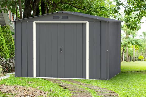 Duramax - Caseta de jardin métal gris antracite ECO Gandia - Image 6