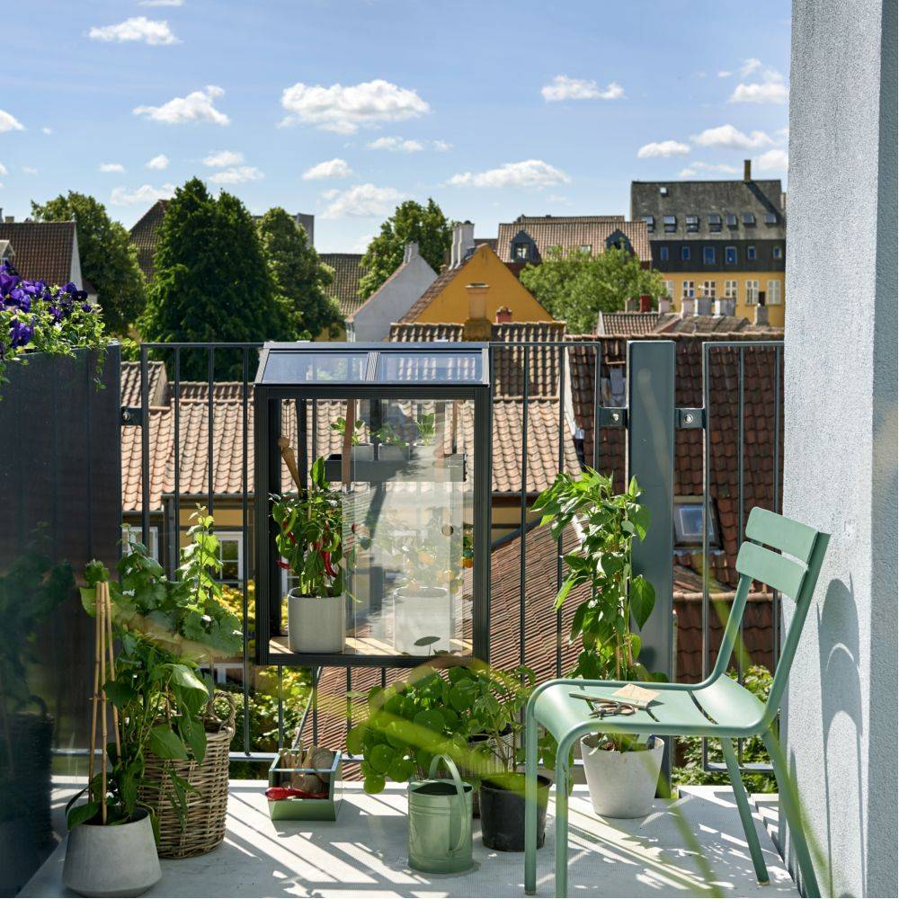 Serre de balcon en verre trempé Balcony noir 0.16 M2 - Juliana - Image 7