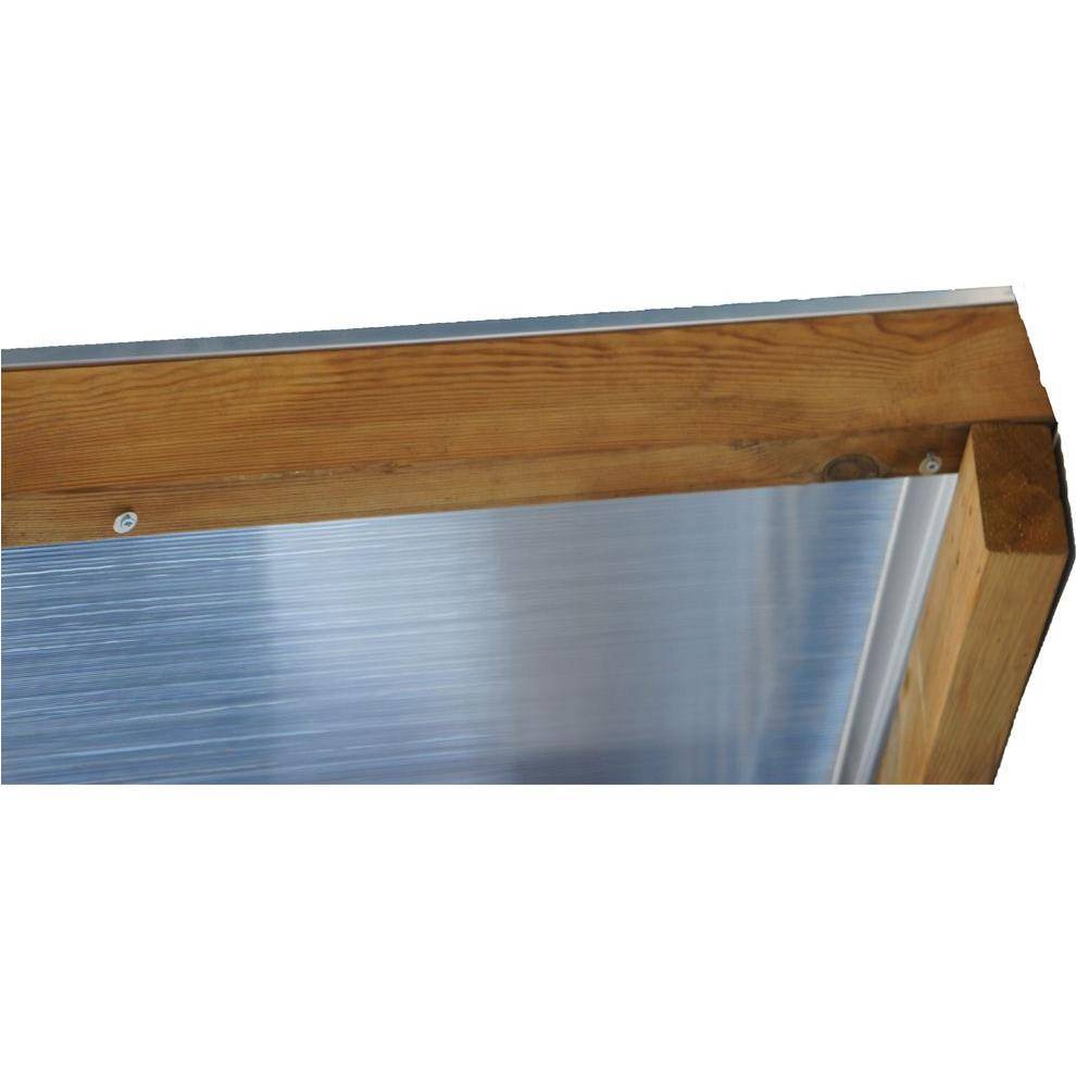 Pérgola Techo Madera Tratada Policarbonato – MADERA TRATADA AUTOCLAVE - Imagen 3