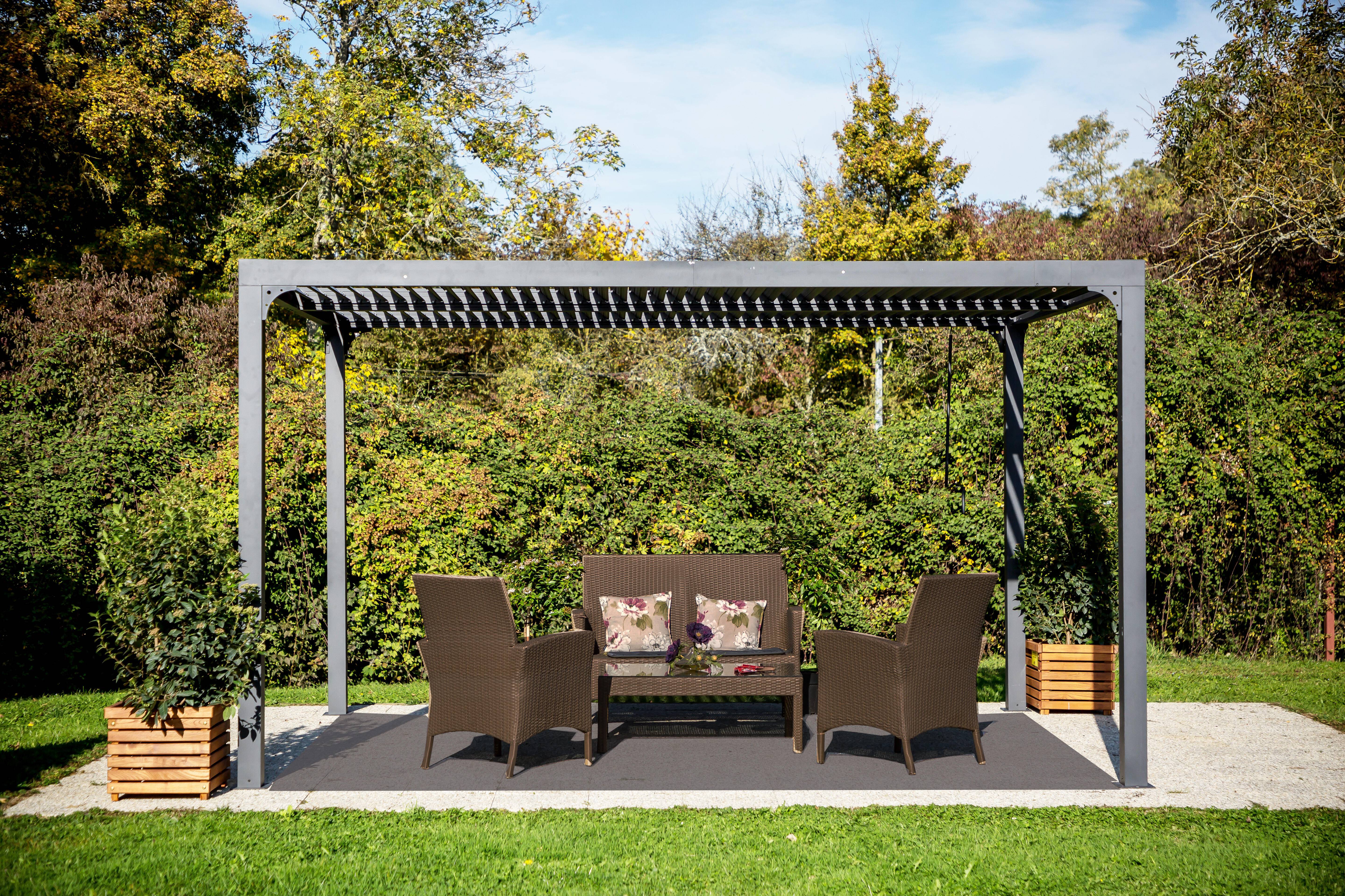 Pergola autoportante bioclimatique 10.80 m2 - Imagen 9
