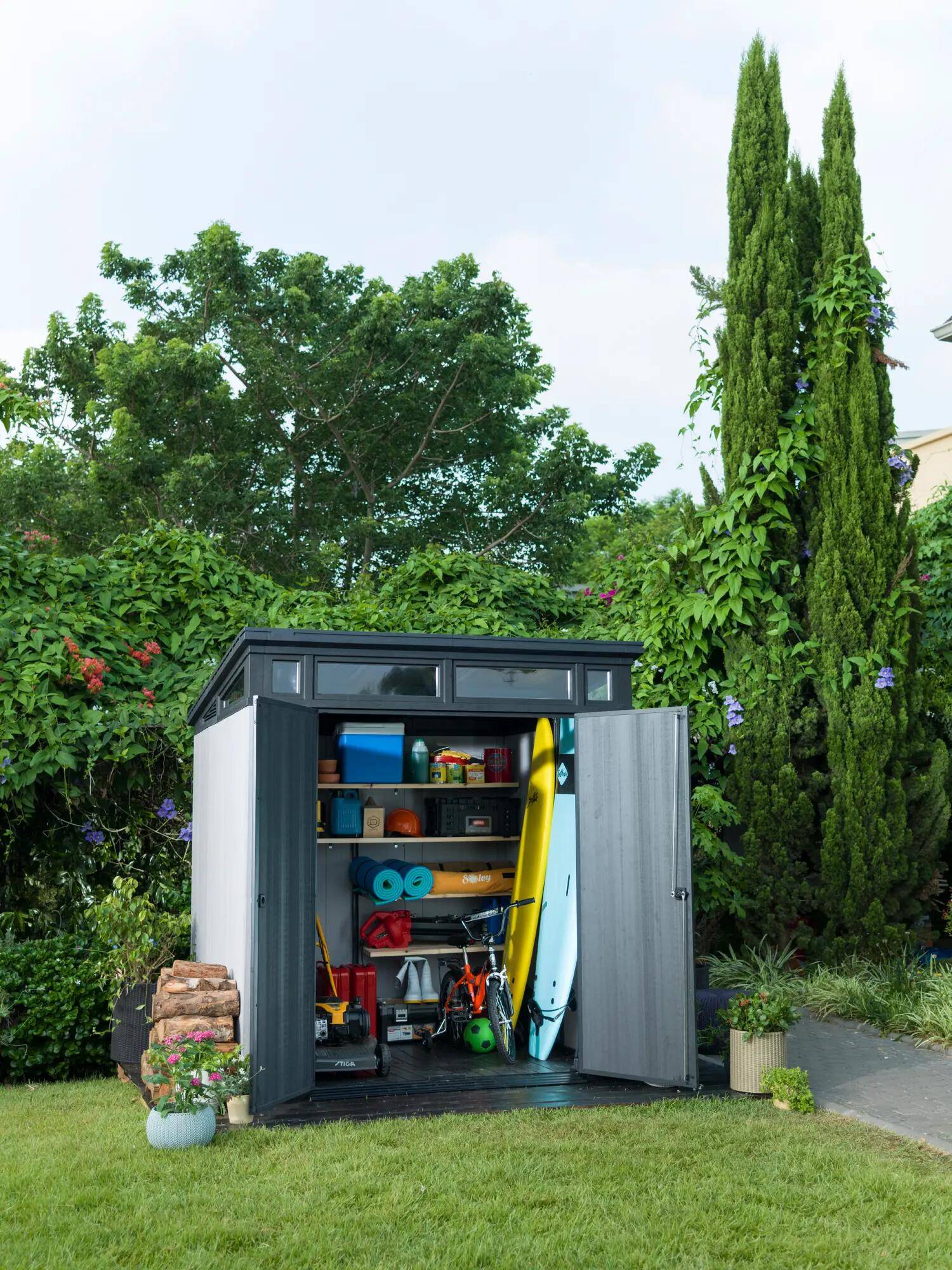 Keter - Abri de jardin résine effet bois 4,75m² Ep.65mm - KETER - Image 17