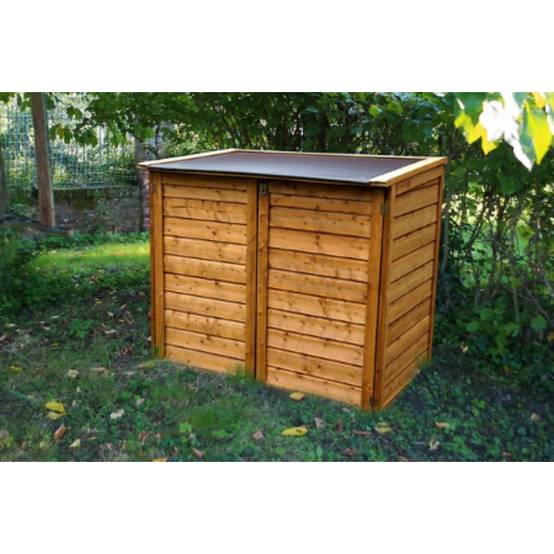 Chalet & Jardin - Coffre de jardin Bois Marron 1350 L H 125 cm – CHALET & JARDIN - Image 11