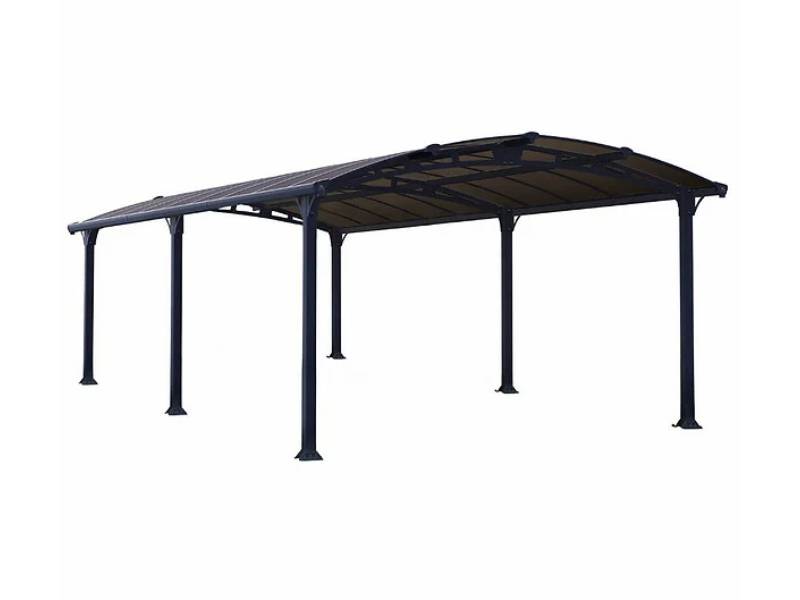 Carport Arcadia 6400 Polycarbonate Gris Anthracite 23,1 m² - PALRAM - Image 5