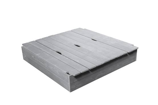 Soulet - Bac à sable bois lasuré gris avec bancs – SOULET - Image 6