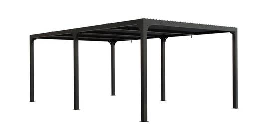 Pergola bioclimatique autoportante aluminium XXL 21,52 m2 - Image 6