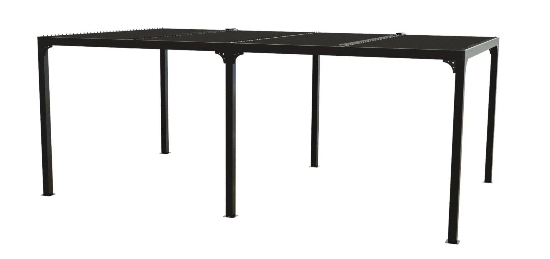 Pergola bioclimatique autoportante aluminium XXL 21,52 m2 - Image 7