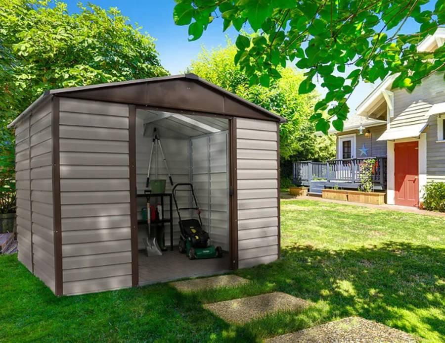 Abri de jardin métal 4,79 M2 Ep. 0,30 mm Trigano