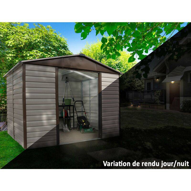 Abri de jardin métal 4,79 M2 Ep. 0,30 mm Trigano - Image 6