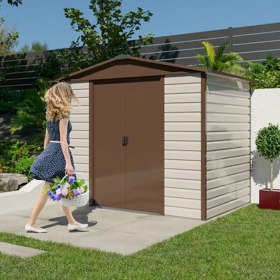 Abri de jardin métal 4,79 M2 Ep. 0,30 mm Trigano - Image 5