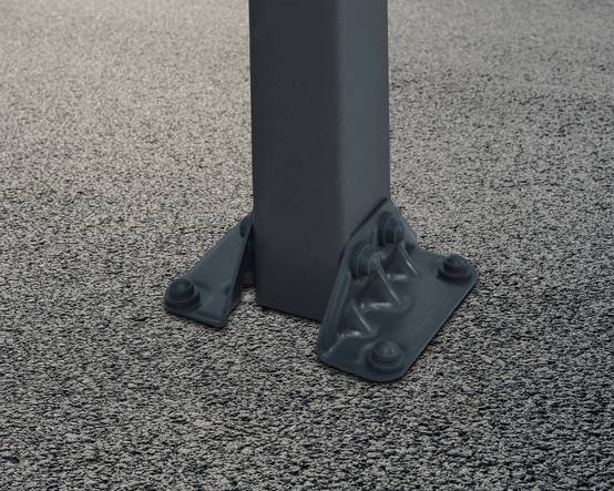 Carport Arcadia 10600 Polycarbonate Aluminium Gris Anthracite 107,7x359x242 cm – PALRAM - Image 7