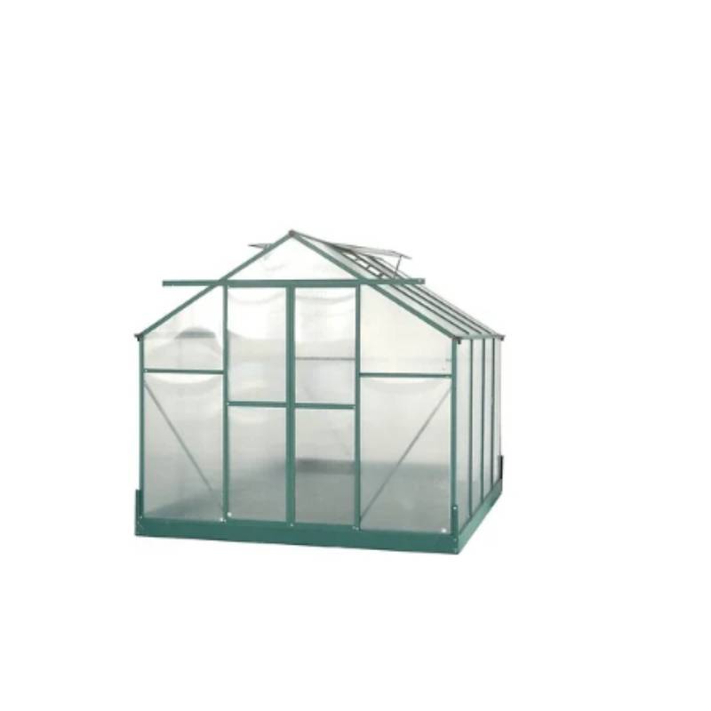 Serre de Jardin Aluminium Polycarbonate 4 mm Vert 7,44 m² SR3024J - HABRITA - Image 22