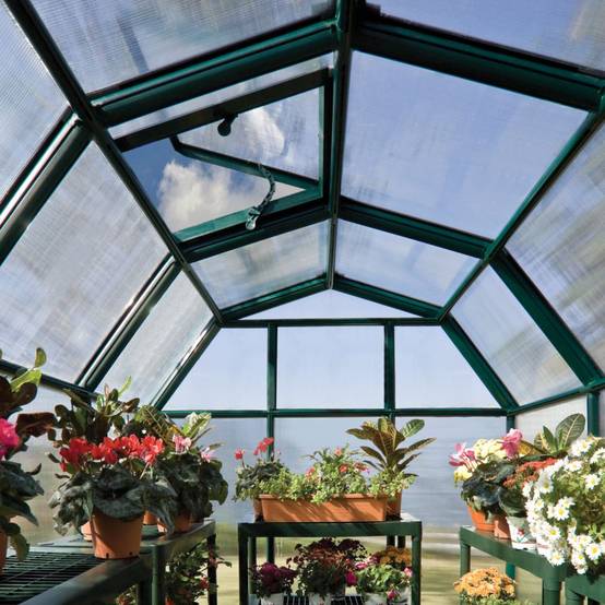 Serre polycarbonate Eco Grow vert 8.80 M2 + embase - Image 5