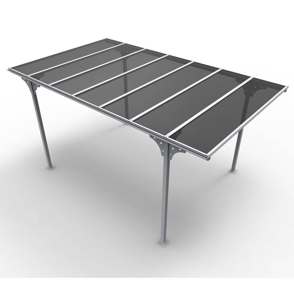 Carport aluminium toit polycarbonate : 1 voiture - 14,70 M2 - Image 3