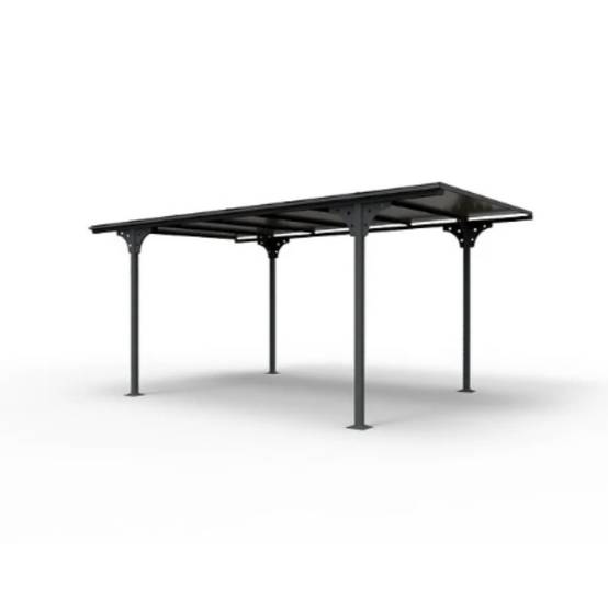 Carport aluminium toit polycarbonate : 1 voiture - 14,70 M2 - Image 6