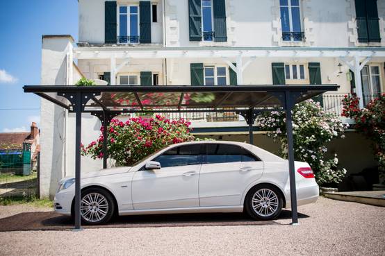Carport aluminium toit polycarbonate : 1 voiture - 14,70 M2 - Image 17