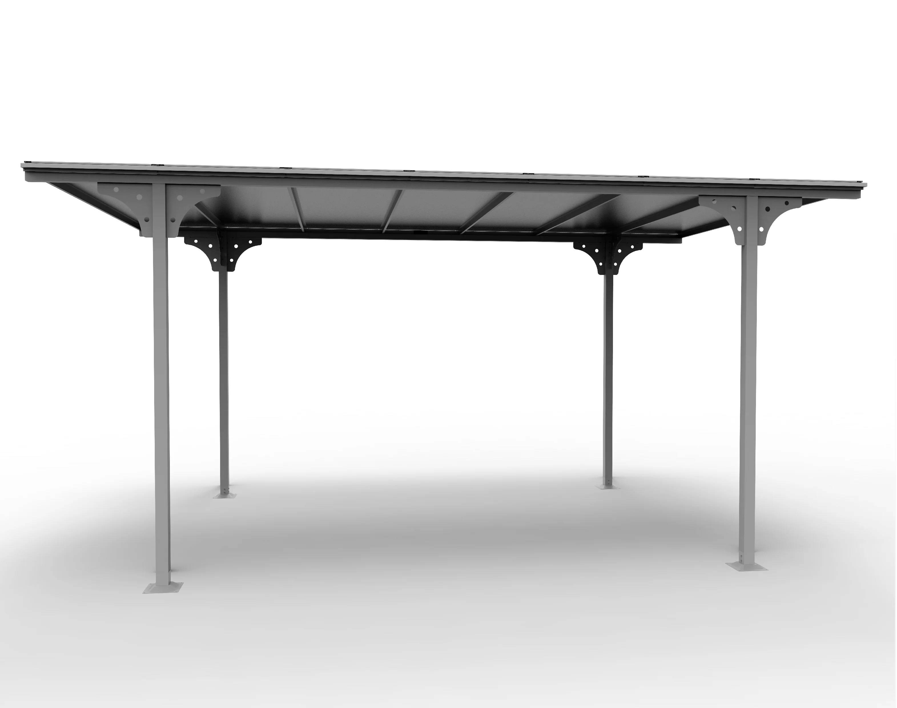 Carport aluminium toit polycarbonate : 1 voiture - 14,70 M2 - Image 14
