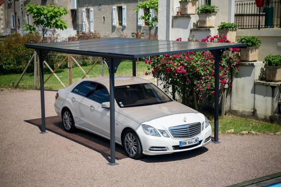 Carport aluminium toit polycarbonate : 1 voiture - 14,70 M2 - Image 20