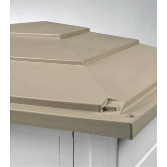 Coffre de jardin résine PVC 1100L Evo - Image 2