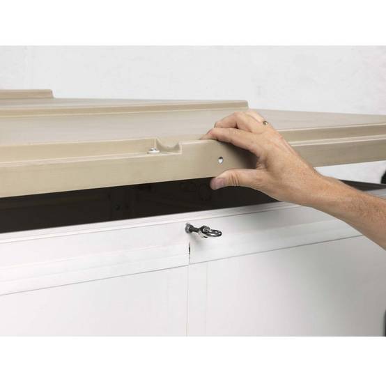 Coffre de jardin résine PVC 1100L Evo - Image 10
