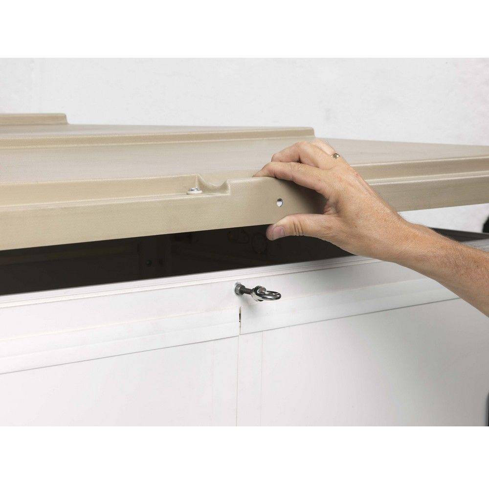 Coffre de jardin résine PVC 1100L Evo - Image 10