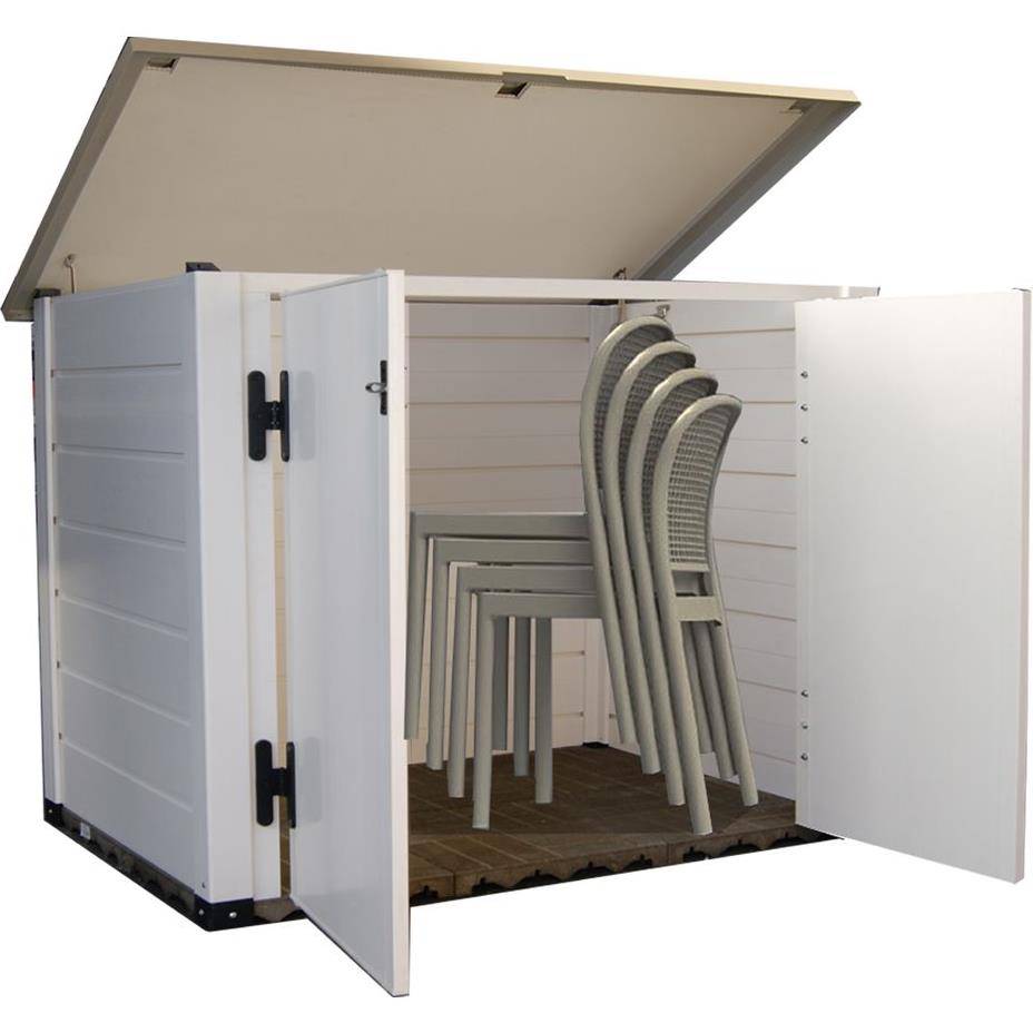 Coffre de jardin résine PVC 1100L Evo - Image 8
