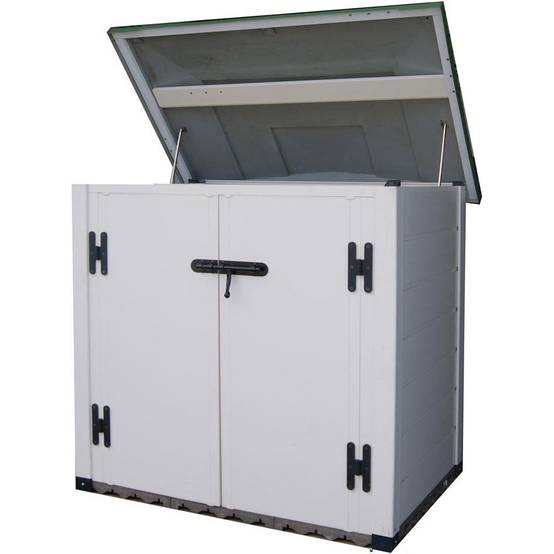 Coffre de jardin résine PVC 1100L Evo - Image 5