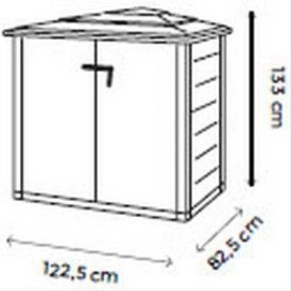 Coffre de jardin résine PVC 1100L Evo - Image 7