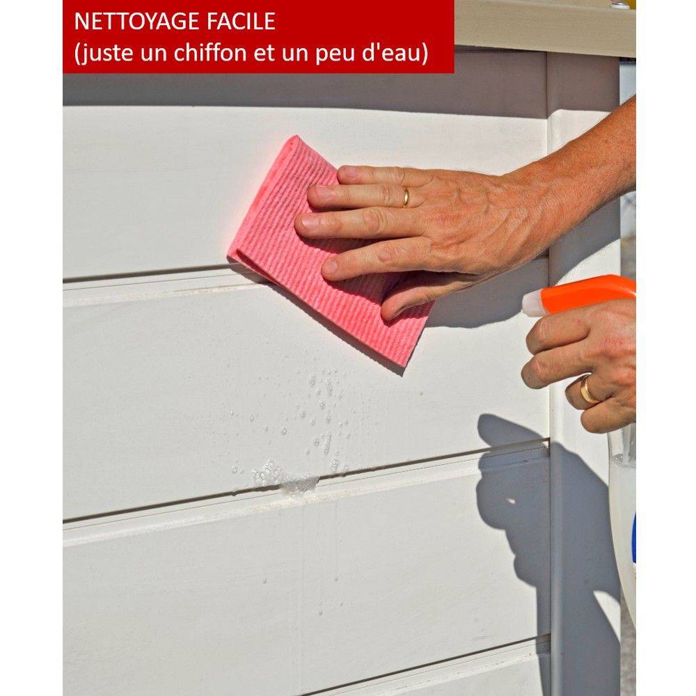 Coffre de jardin résine PVC 1100L Evo - Image 9