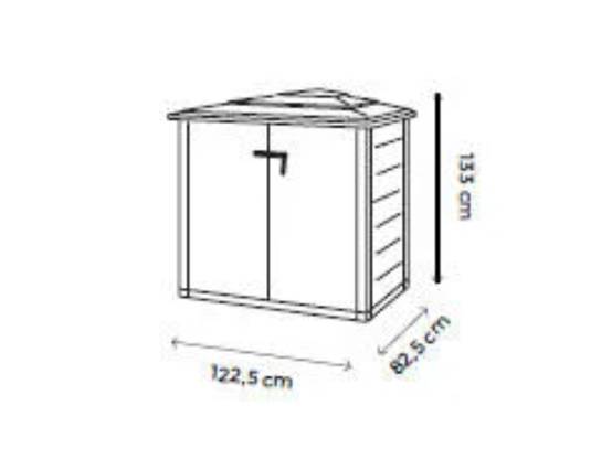 Coffre de jardin résine PVC 1100L Evo - Image 14