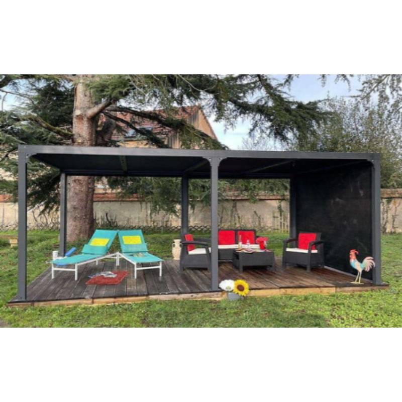 Pergola bioclimatique ALUMINIUM XXL 21,52 m2 - Habrita - Image 5