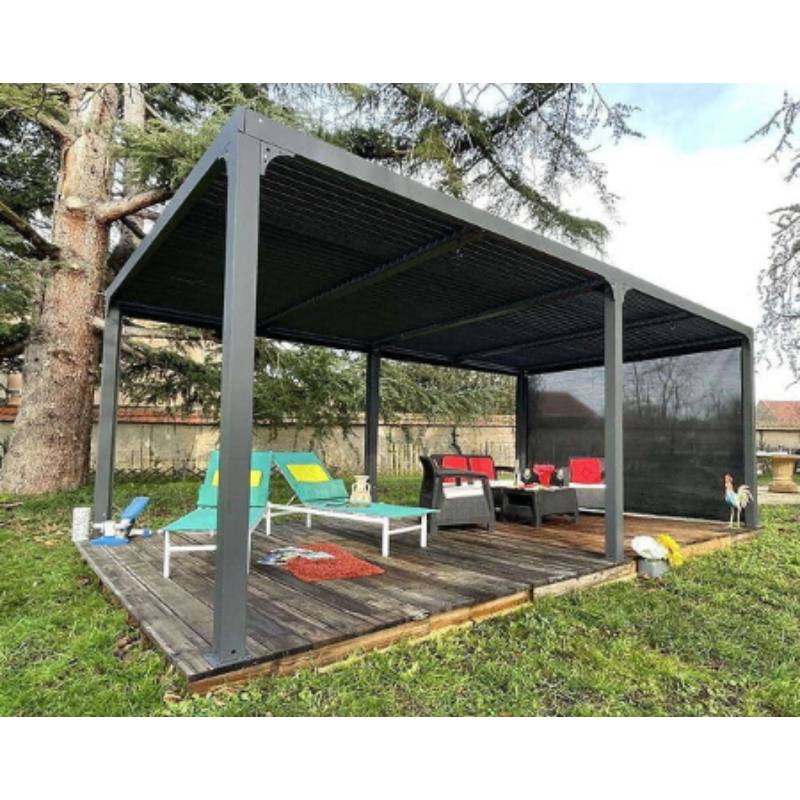 Pergola bioclimatique ALUMINIUM XXL 21,52 m2 - Habrita - Image 1