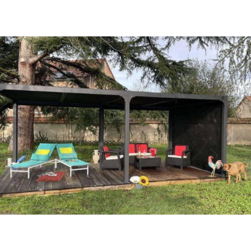 Pergola bioclimatique ALUMINIUM XXL 21,52 m2 - Habrita - Image 10