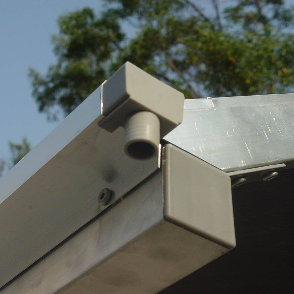 Carport alu toit polycarbonate Habrita : 1 voiture - 14,62 M2 - Image 3