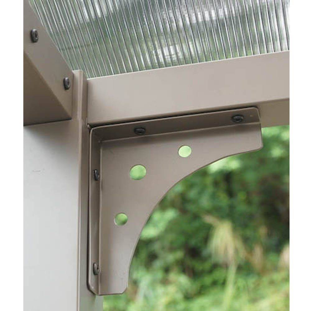 Carport alu toit polycarbonate Habrita : 1 voiture - 14,62 M2 - Image 6