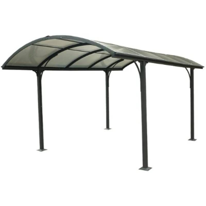 Carport alu toit polycarbonate Habrita : 1 voiture - 14,62 M2 - Image 1