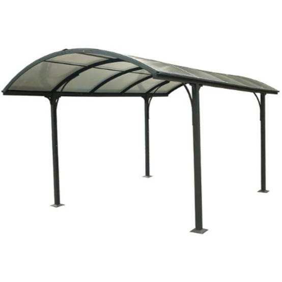 Carport alu toit polycarbonate Habrita : 1 voiture - 14,62 M2 - Image 10