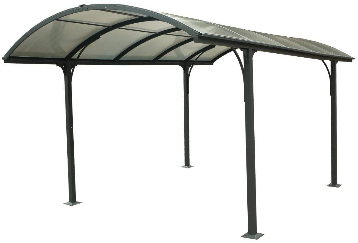 Carport alu toit polycarbonate Habrita : 1 voiture - 14,62 M2 - Image 13