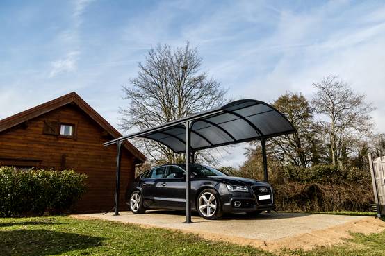 Carport alu toit polycarbonate Habrita : 1 voiture - 14,62 M2 - Image 15