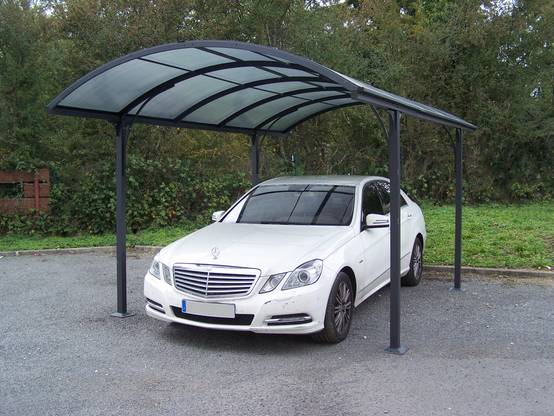 Carport alu toit polycarbonate Habrita : 1 voiture - 14,62 M2 - Image 14