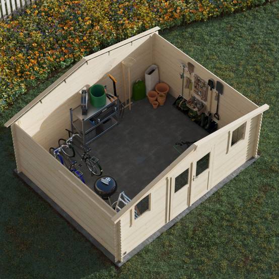 Cerland - Abri de jardin Juno bois - Cerland - Image 2
