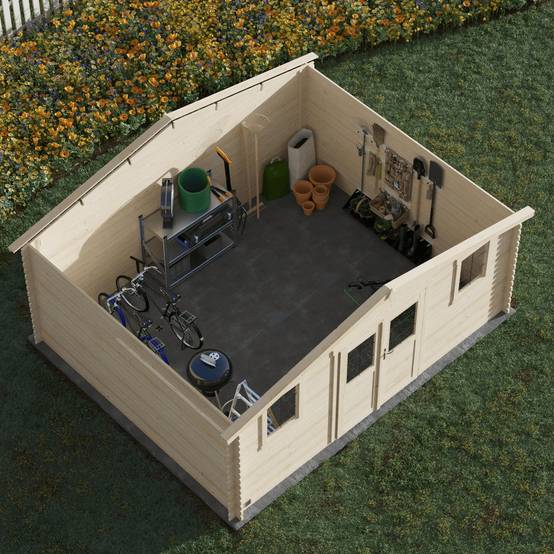 Cerland - Abri de jardin Juno bois - Cerland - Image 8