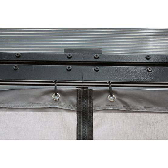 Pergola autoportante alu toit 4 pentes gris 10,80 m2 - Gloriette - Image 8