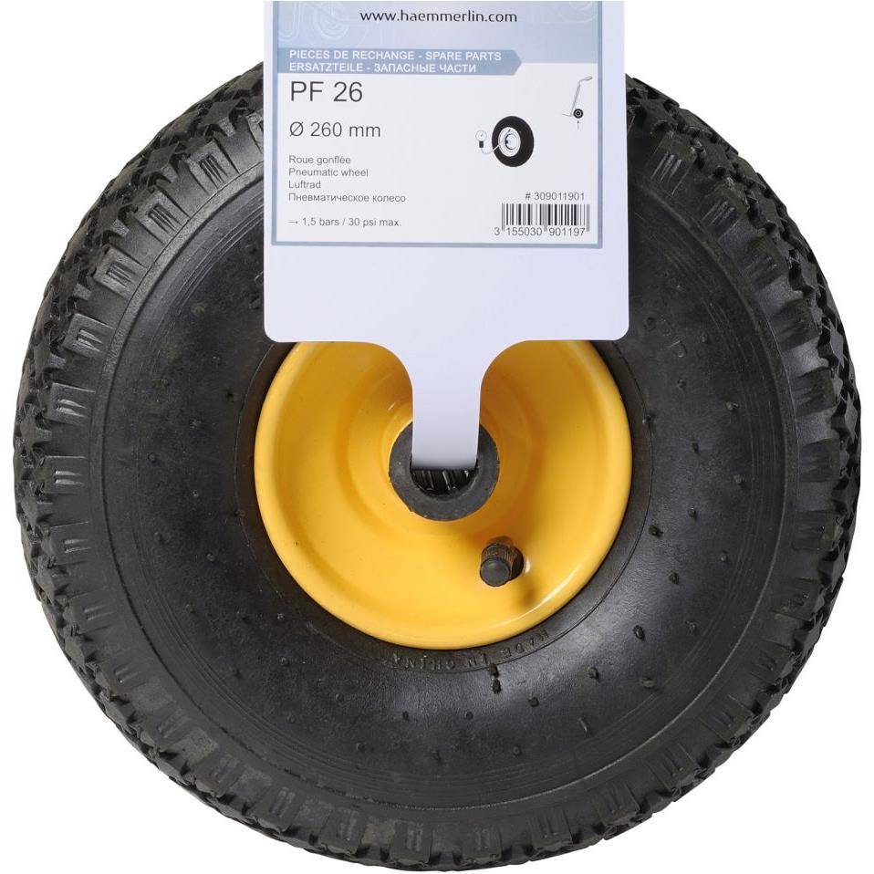 Roue de Diable Gonflée PF 26 - HAEMMERLIN