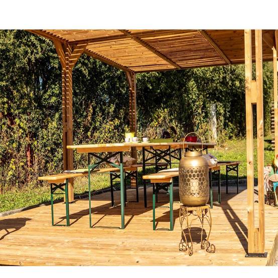 Pergola autoportante bois traité - HABRITA - Image 4